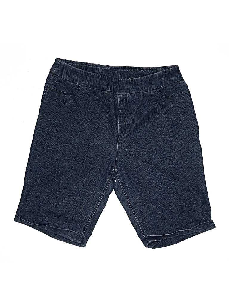Pre-owned Soft Surroundings Denim Shorts In Blue
