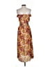 RESA 100% Polyester Paisley Brown Cocktail Dress Size XS - photo 2