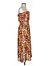 RESA 100% Polyester Paisley Brown Cocktail Dress Size XS - photo 4