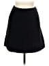 Wrapper 100% Acetate Solid Black Casual Skirt Size 6 - photo 1