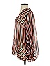 CAbi 100% Polyester Stripes Orange Long Sleeve Blouse Size XS - photo 5