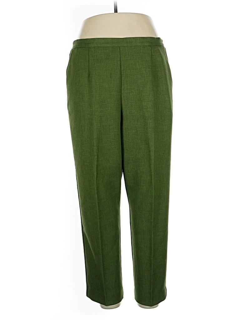 Pre-owned Alfred Dunner Casual Pants In Green