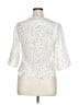 IRO 100% Silk Stars White 3/4 Sleeve Silk Top Size 34 waist - photo 2