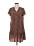 Unbranded 100% Polyester Animal Print Brown Casual Dress Size M - photo 1