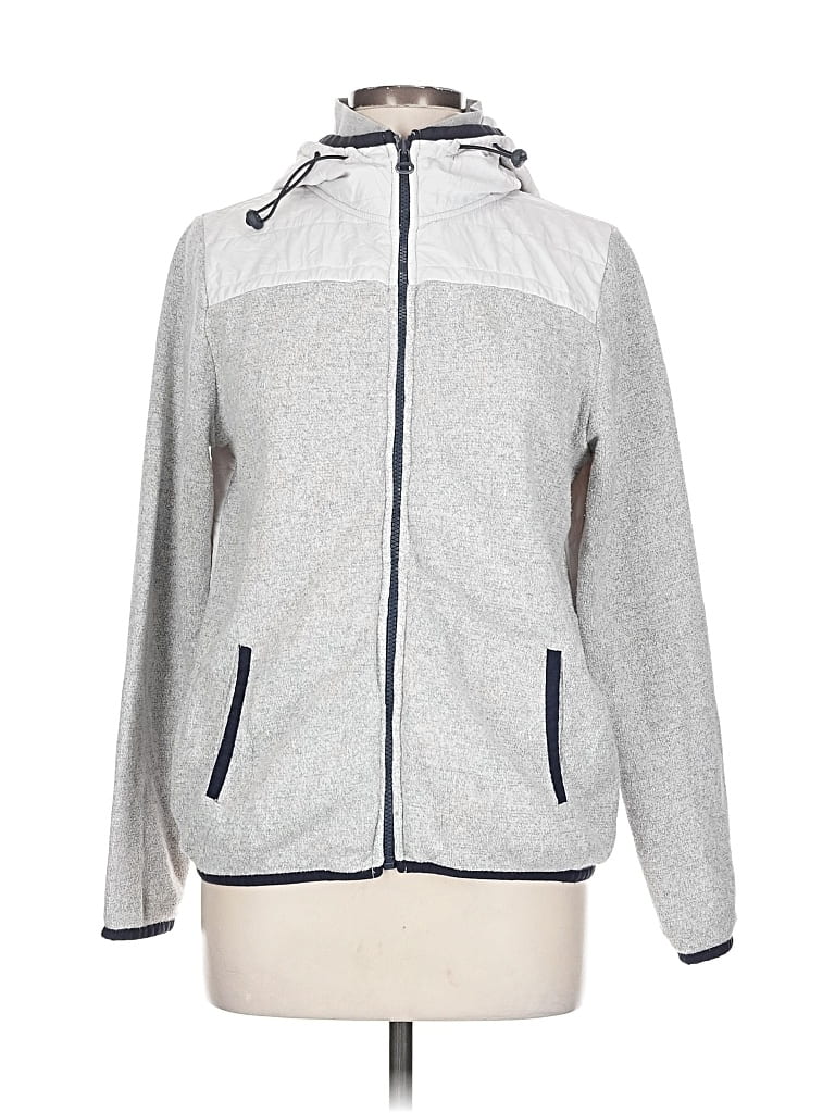 Pre-owned Tommy Hilfiger Track Jacket In Gray