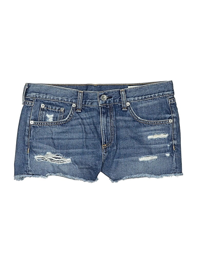 Pre-owned Rag & Bone Denim Shorts In Blue
