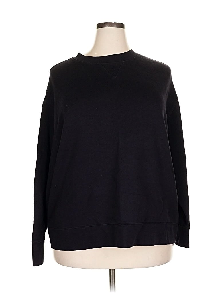 Pre-owned Vince Pullover Sweater In Black