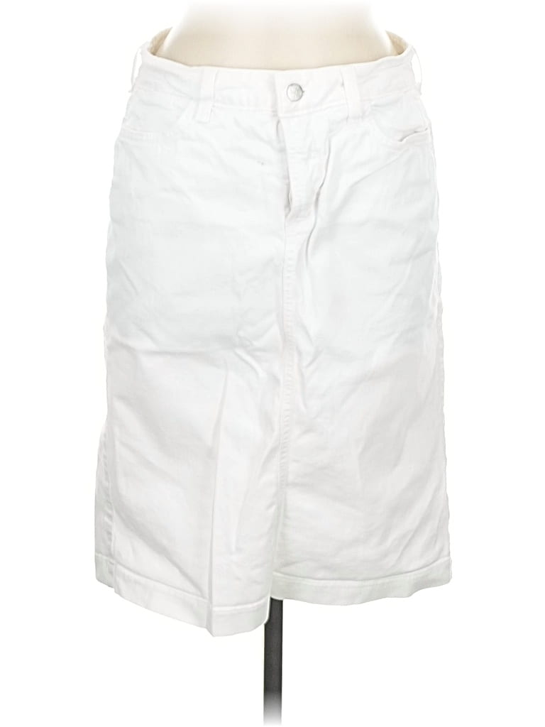 Pre-owned Nydj Casual Skirt In White