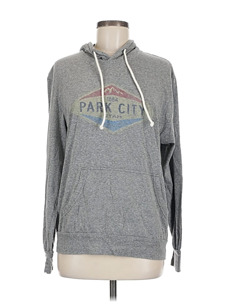 Pre-owned Blue 84 Pullover Hoodie In Gray