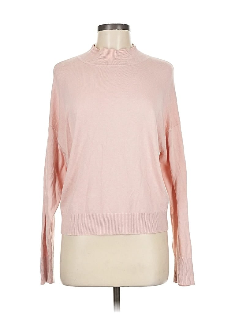 ANN TAYLOR FACTORY Pre-owned Turtleneck Sweater In Pink