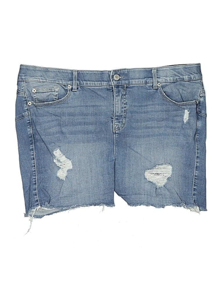 Pre-owned Torrid Denim Shorts In Blue