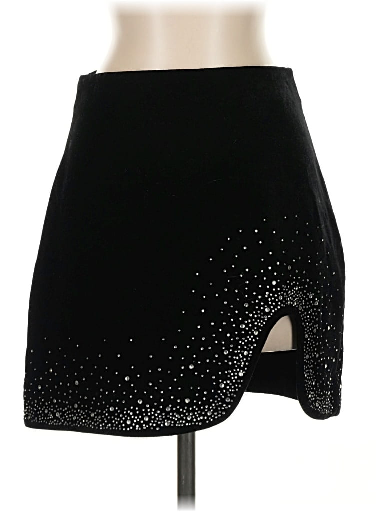 Zara Casual Skirt In Black