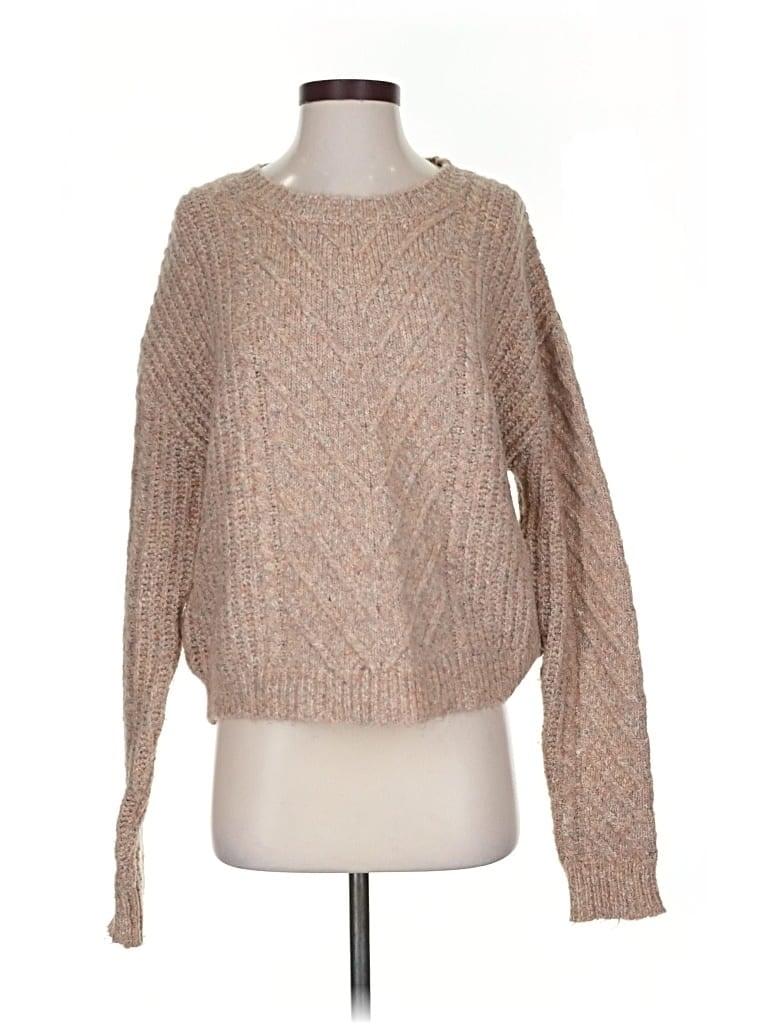 Pre-owned John & Jenn Pullover Sweater In Brown