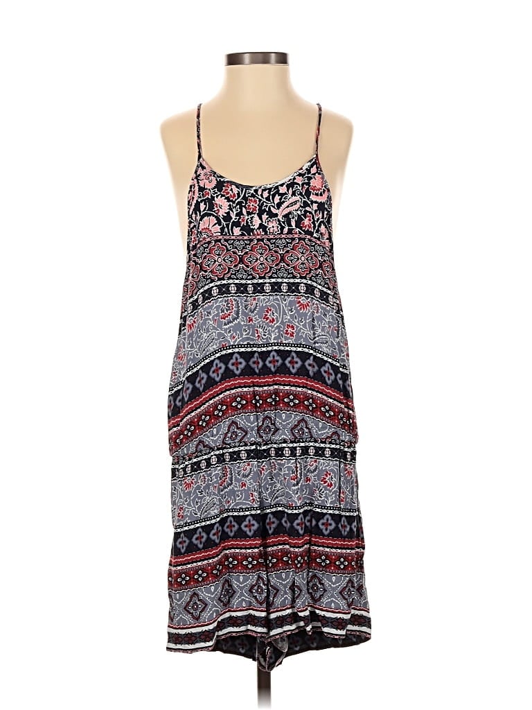 Pre-owned Ann Taylor Loft Outlet Romper In Blue