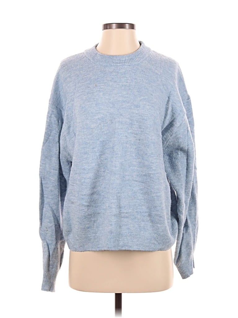 Pre-owned H&m Pullover Sweater In Blue