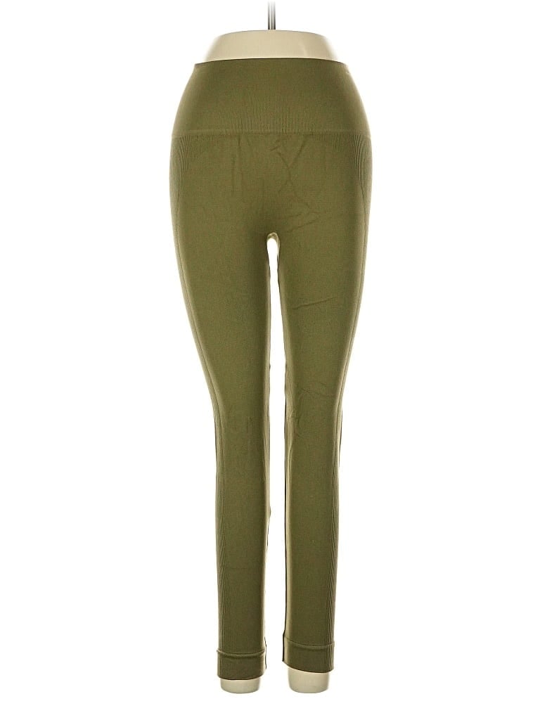 Pre-owned Set Active Active Pants In Green