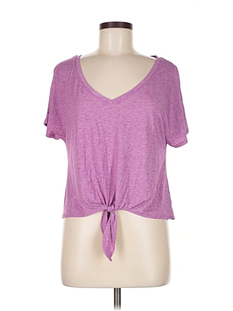 GAP FIT Pre-owned Short Sleeve T-shirt In Purple