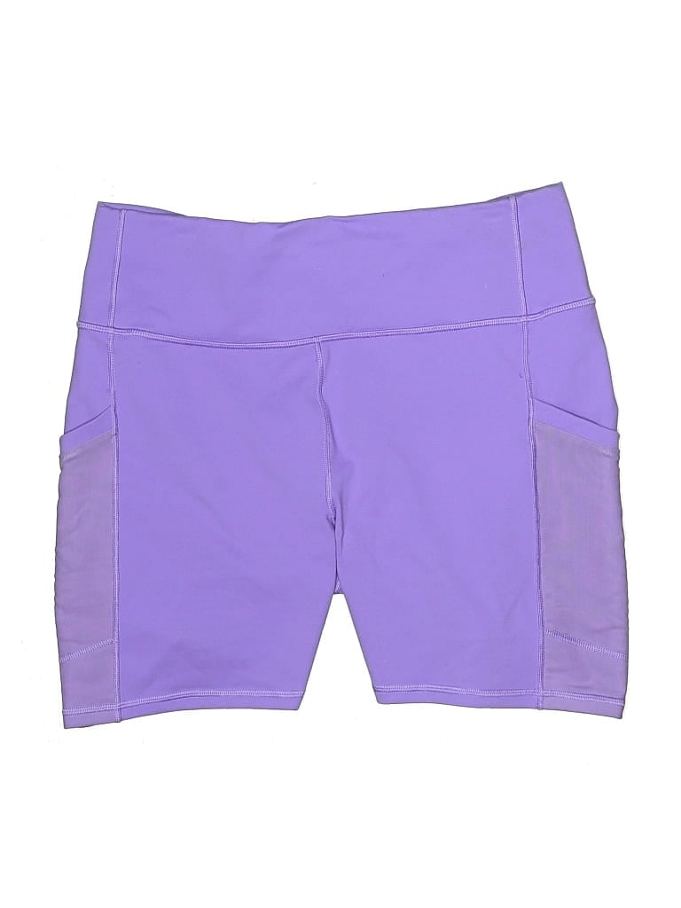 Pre-owned Fabletics Athletic Shorts In Purple