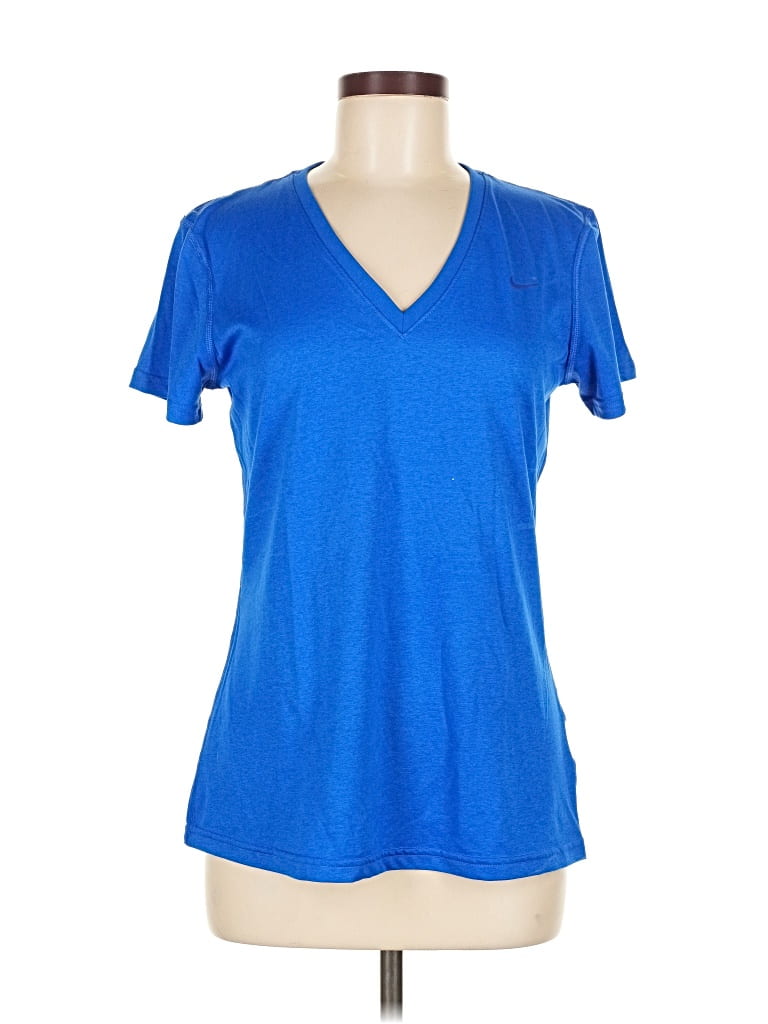 Pre-owned Nike Active T-shirt In Blue