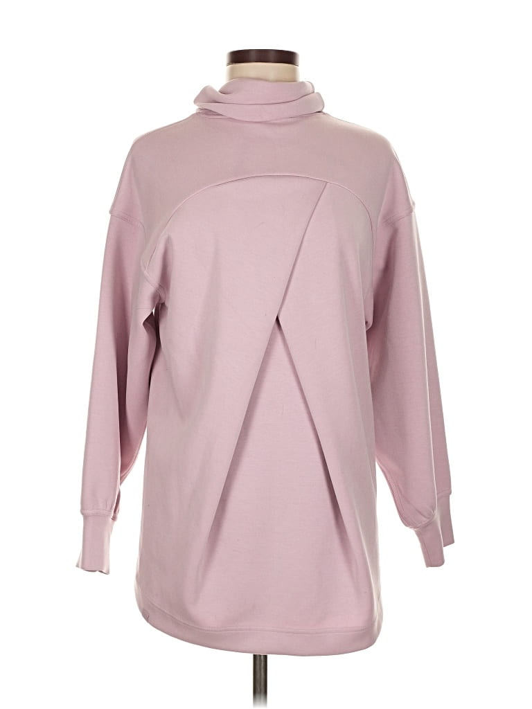 Pre-owned Lululemon Athletica Long Sleeve Turtleneck In Pink