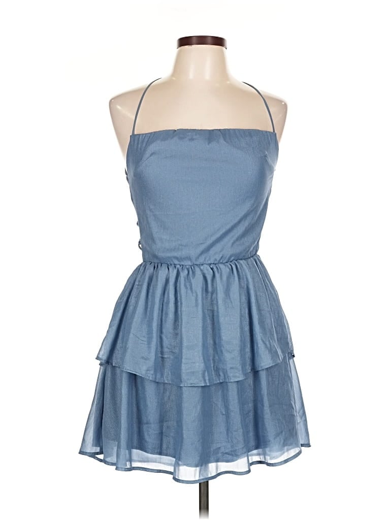 Pre-owned Lucy In The Sky Cocktail Dress In Blue