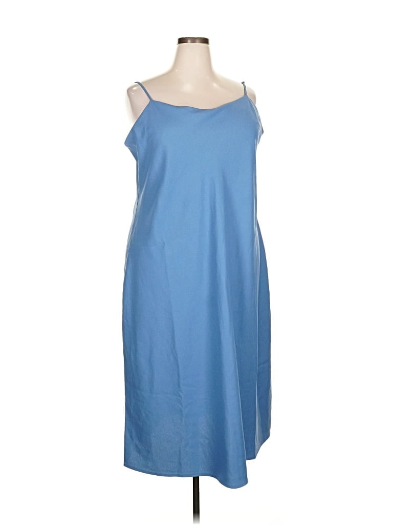 Pre-owned Spanx Casual Dress In Blue