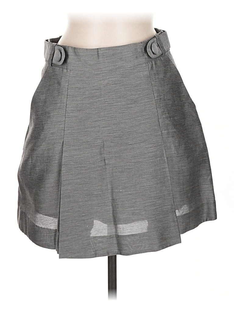 Pre-owned H&m Formal Skirt In Gray