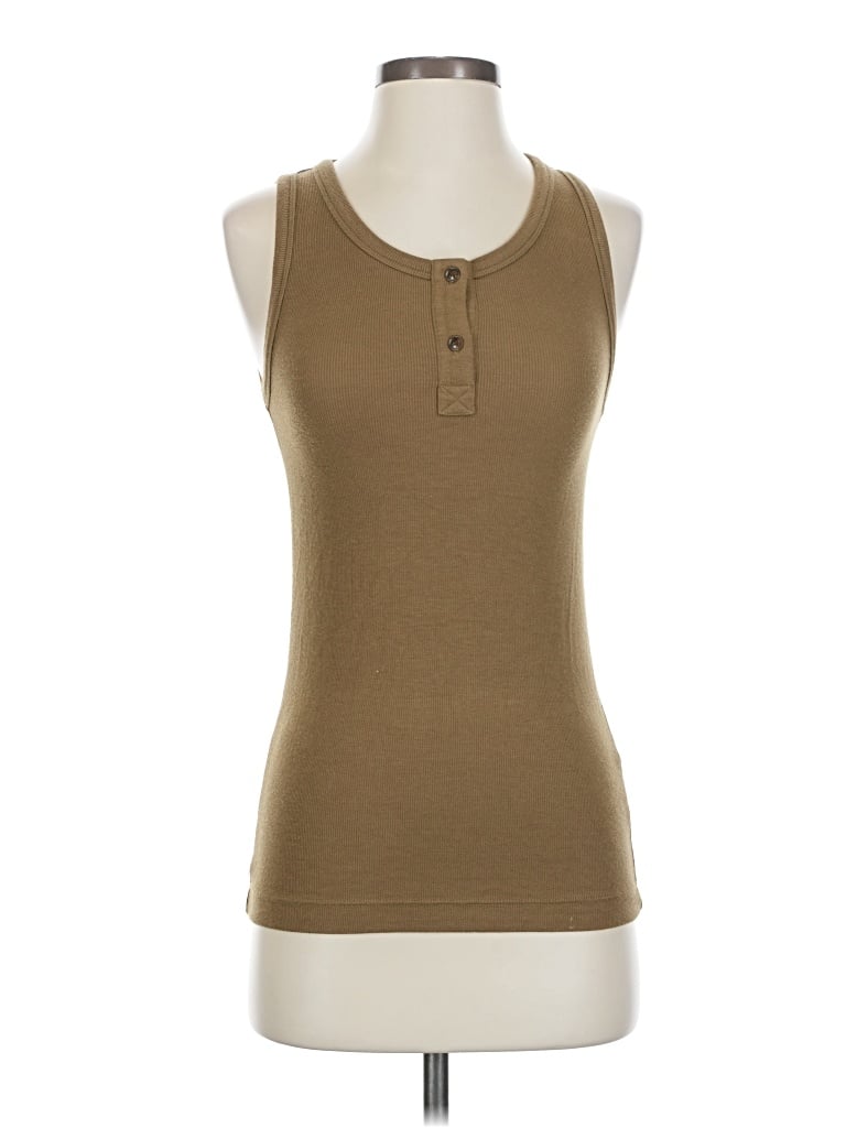 Pre-owned Vince Sleeveless T-shirt In Brown