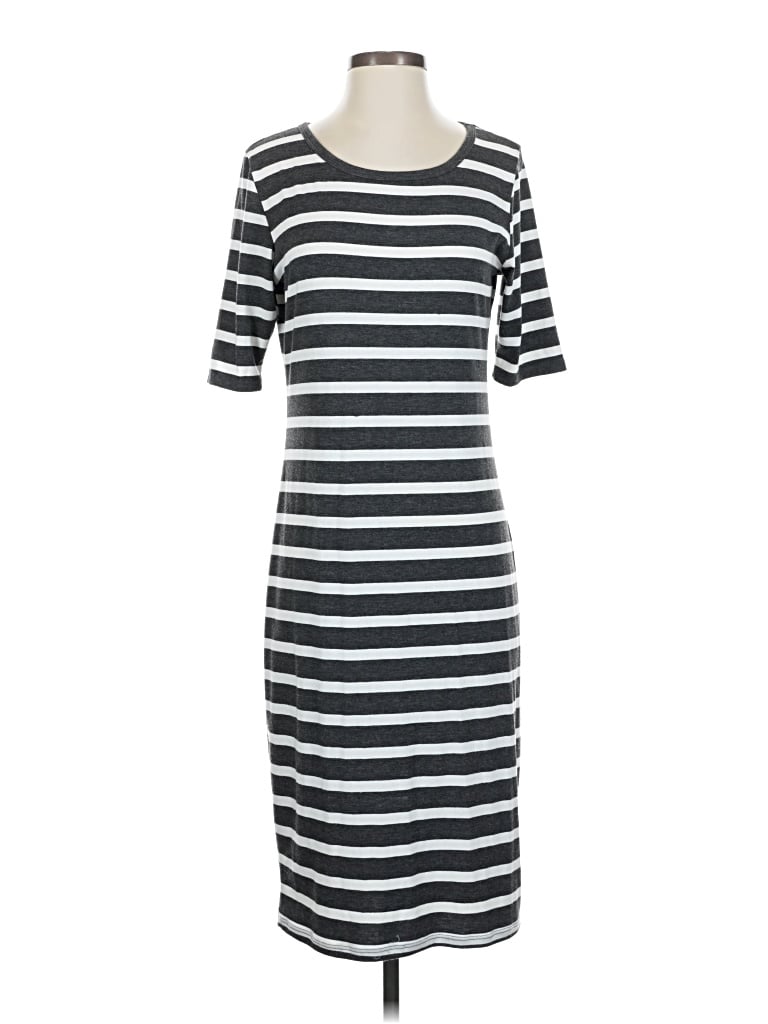 Pre-owned Lularoe Casual Dress In Gray