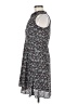 Ann Taylor LOFT 100% Polyester Paisley Gray Casual Dress Size 6 - photo 5