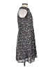 Ann Taylor LOFT 100% Polyester Paisley Gray Casual Dress Size 6 - photo 4