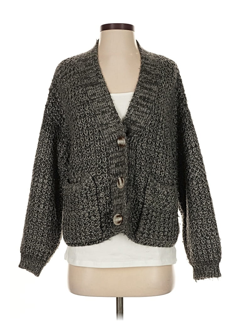 Pre-owned Urban Outfitters Cardigan Sweater In Gray