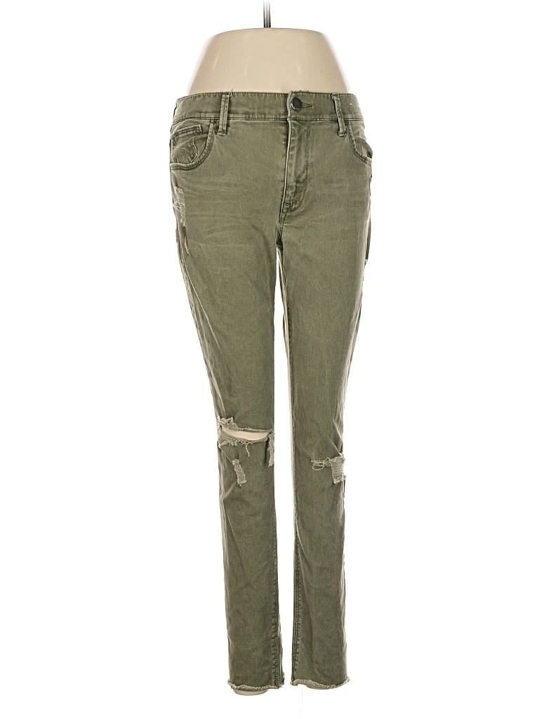 Pre-owned Express Jeans In Green