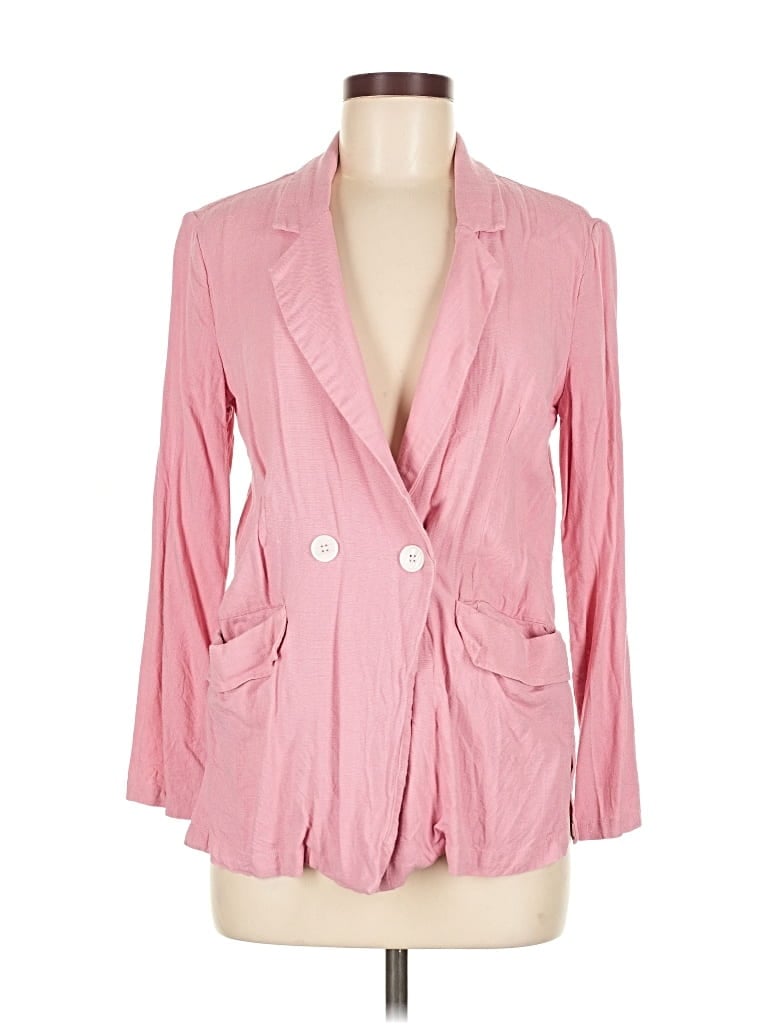 Pre-owned Lulus Blazer Jacket In Pink
