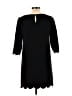 TOBI Solid Black Casual Dress Size L - photo 2