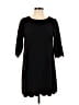 TOBI Solid Black Casual Dress Size L - photo 1