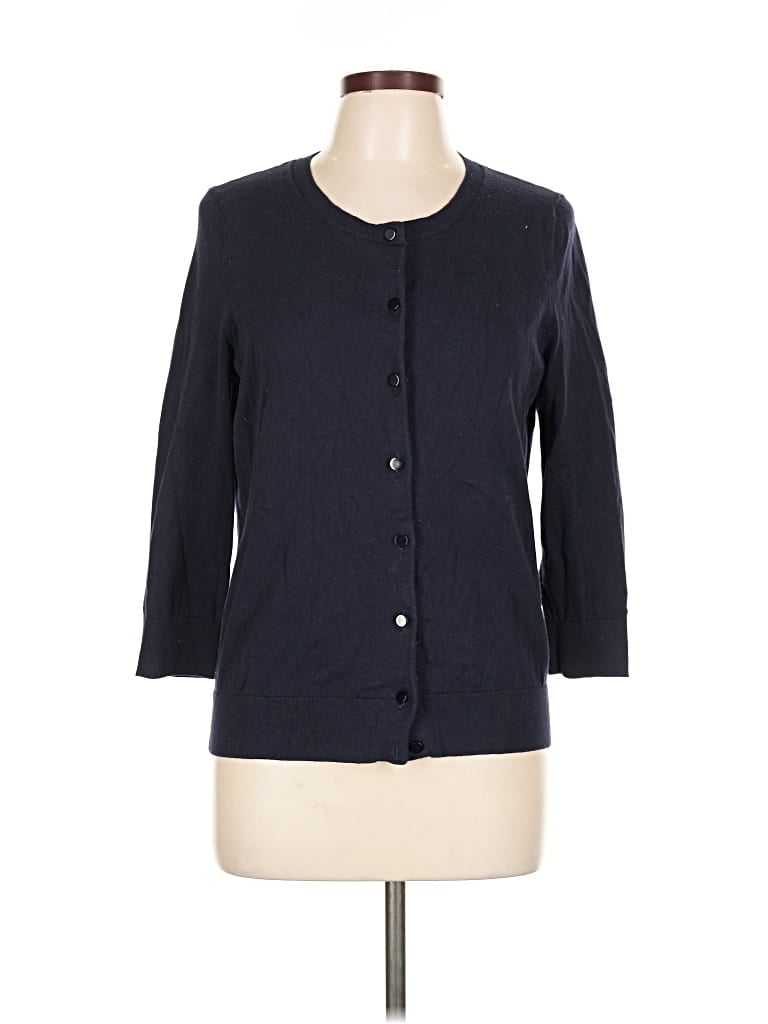 Pre-owned Talbots Cardigan Sweater In Blue