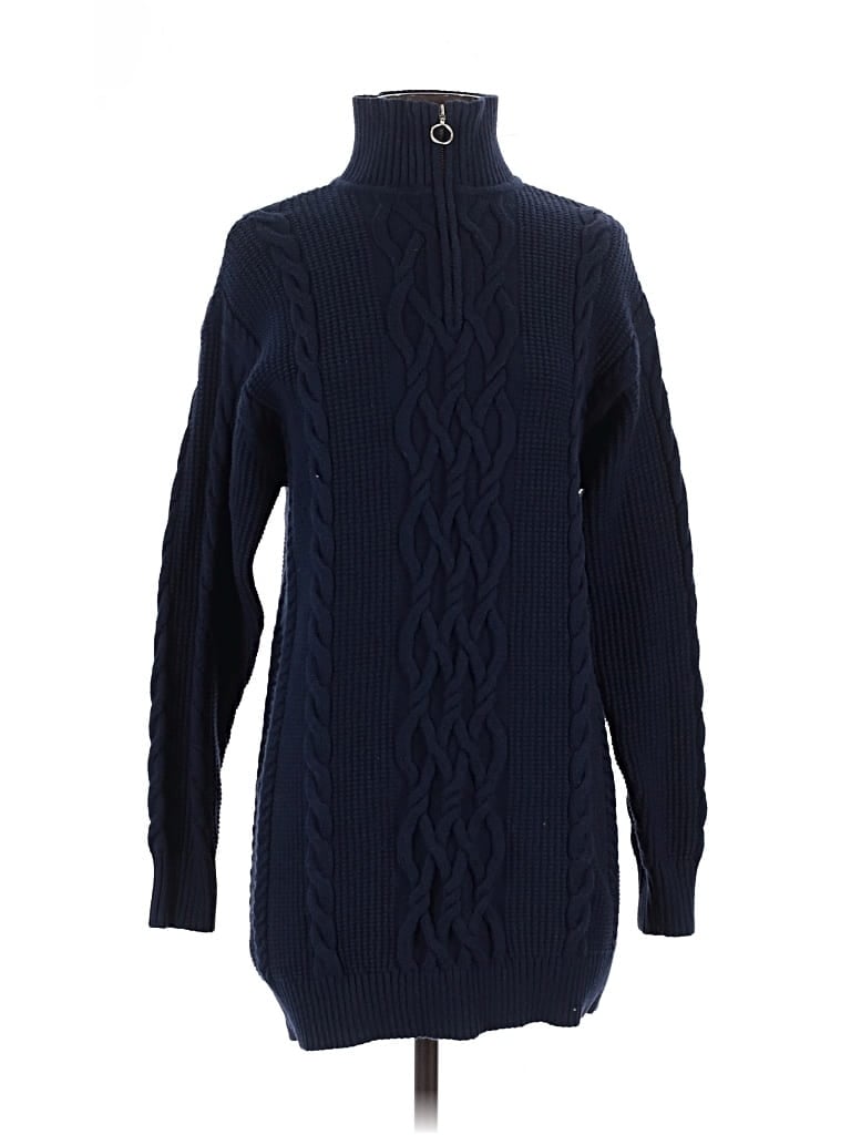 Pre-owned Sunday Best Turtleneck Sweater In Blue