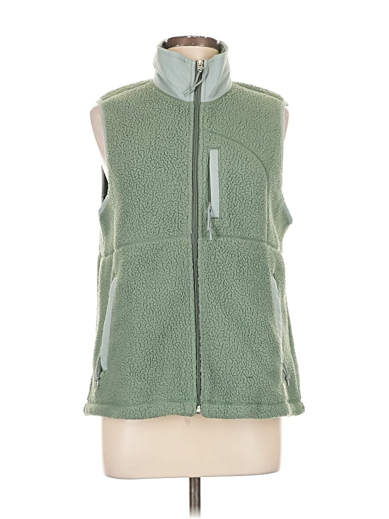 Pre-owned The North Face Vest In Green