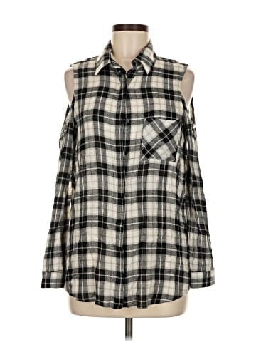 Drew Sleeveless Button-Down Shirt (view 1)