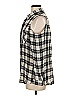 Drew Ivory Sleeveless Button-Down Shirt Size M - photo 5