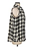 Drew Ivory Sleeveless Button-Down Shirt Size M - photo 4
