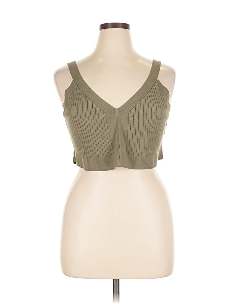 Pre-owned H&m Cardigan Sweater In Green