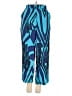 Tracy Reese Graphic Blue Casual Pants Size 4 - photo 1