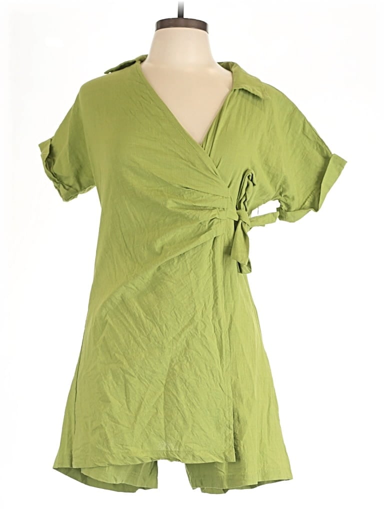 Pre-owned Unbranded Romper In Green