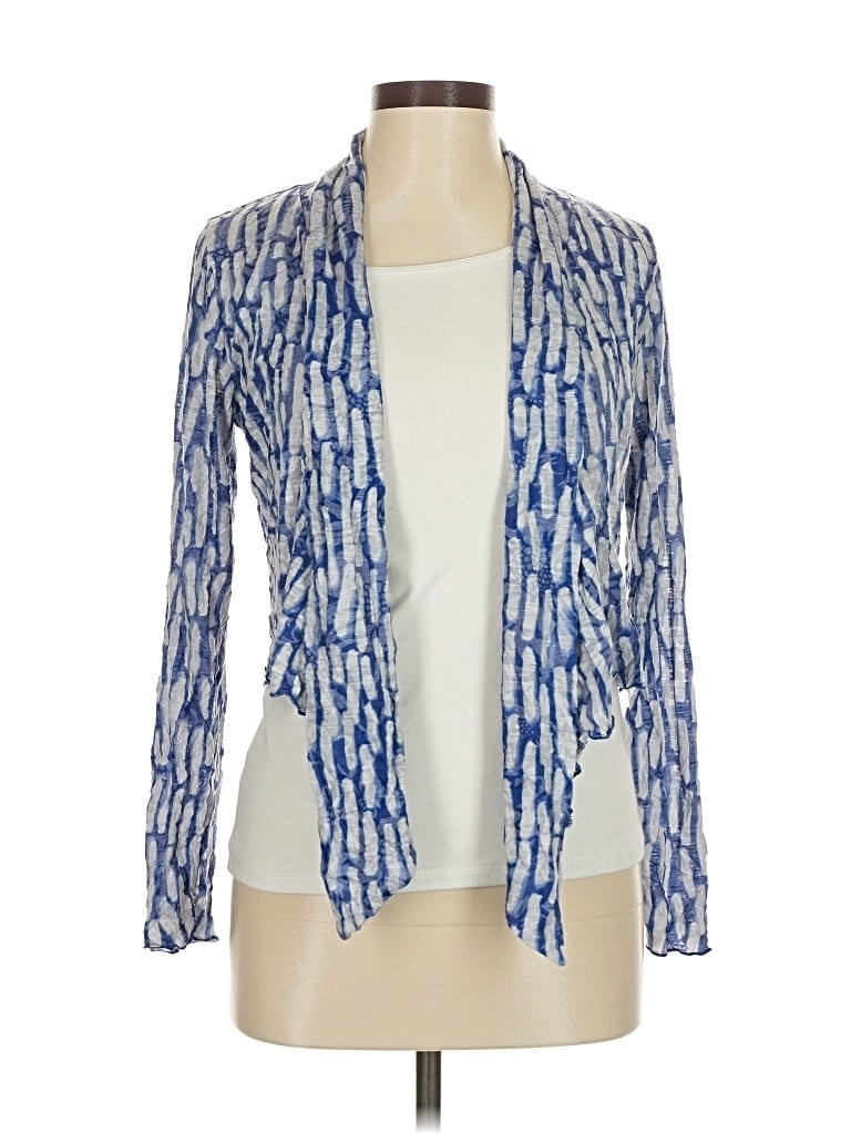 Pre-owned Carine Kimono In Blue