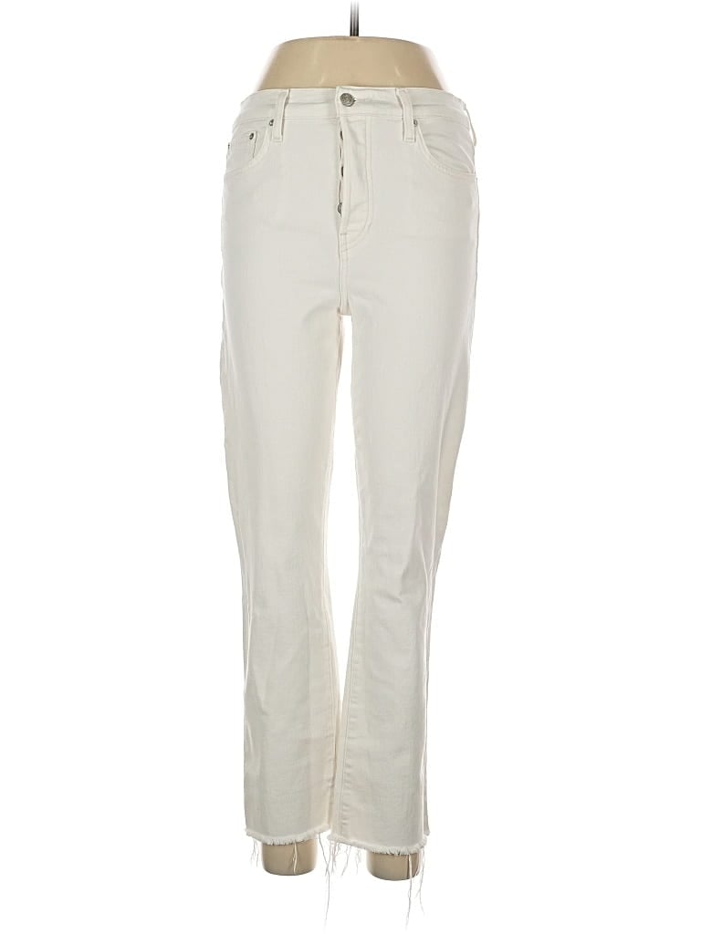 Pre-owned Frank & Eileen Casual Pants In White