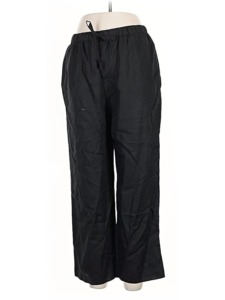 Quince Linen Pants In Black