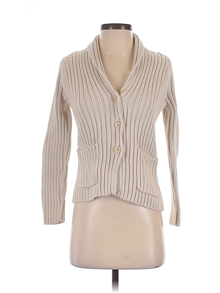 Pre-owned Talbots Cardigan Sweater In Brown