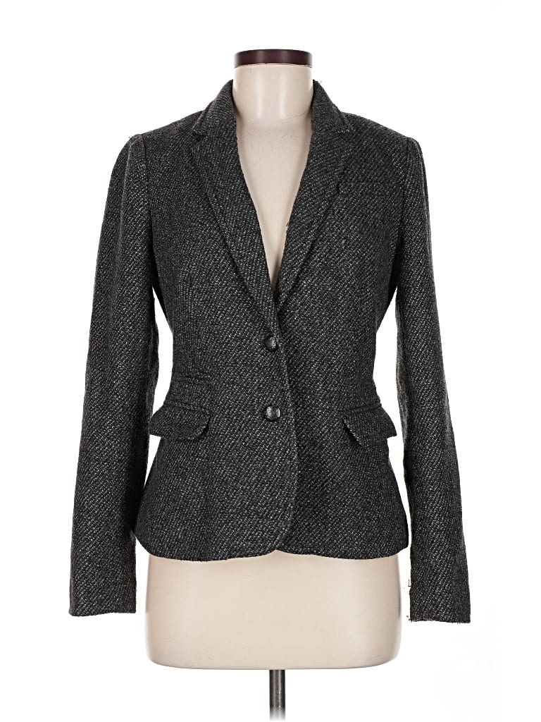 Pre-owned Banana Republic Factory Store Blazer Jacket In Gray